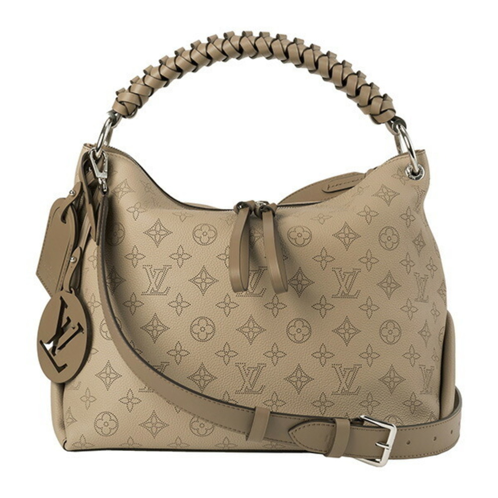 Louis Vuitton Beauvre Hobo Handbag Mahina Beige